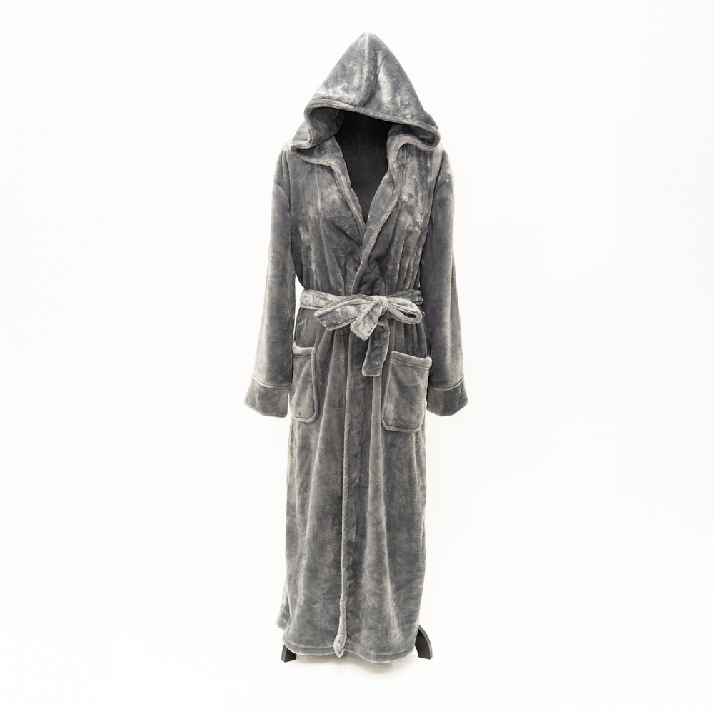 Super Soft Plush Hooded Robe